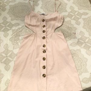 🛍️NA-KD Pink Cut Out Cotton Dress 6